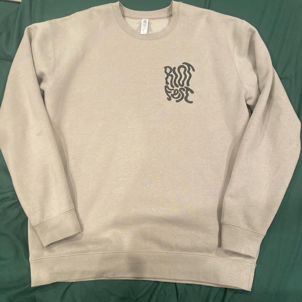 Riot Fest 2024 Beige Sweater